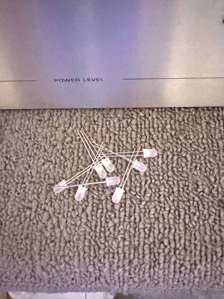 Vintage PHASE LINEAR 400 amplifier LED METER LAMPS