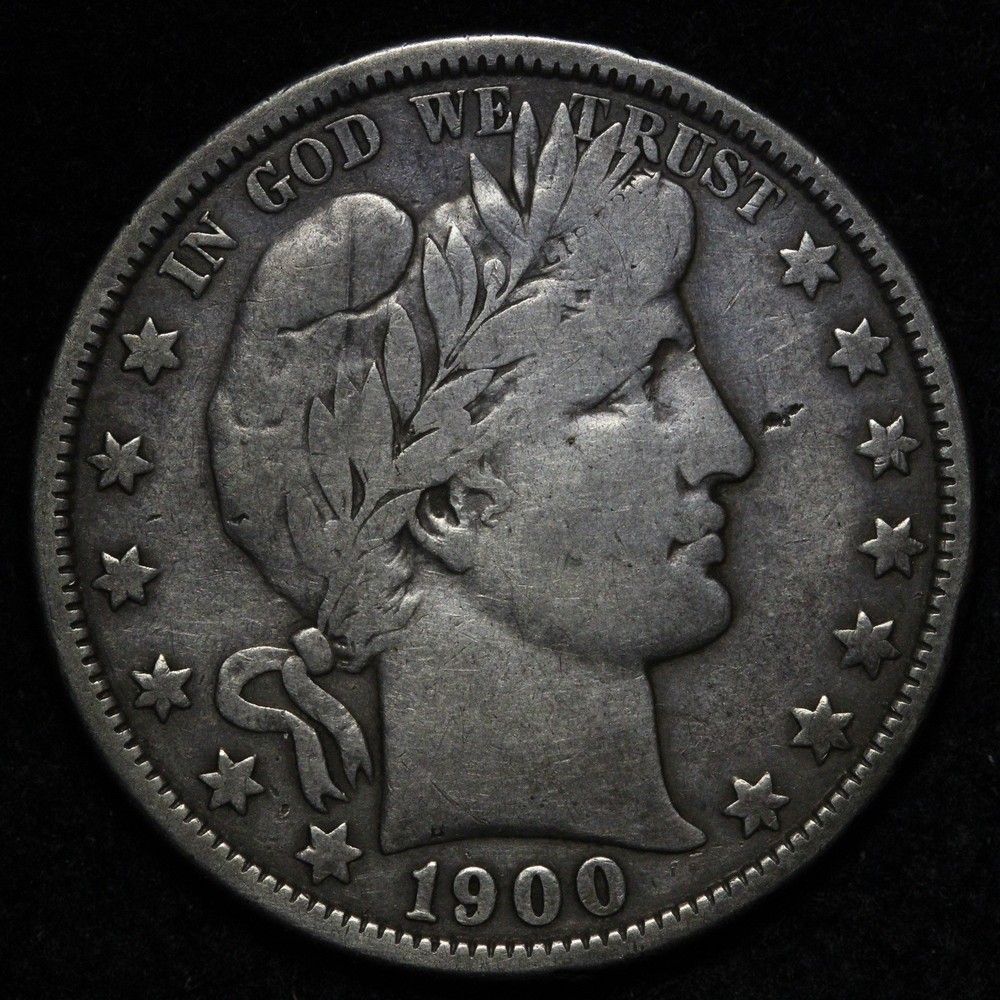 1900-O Barber Silver Half Dollar VF E350 VIXEW