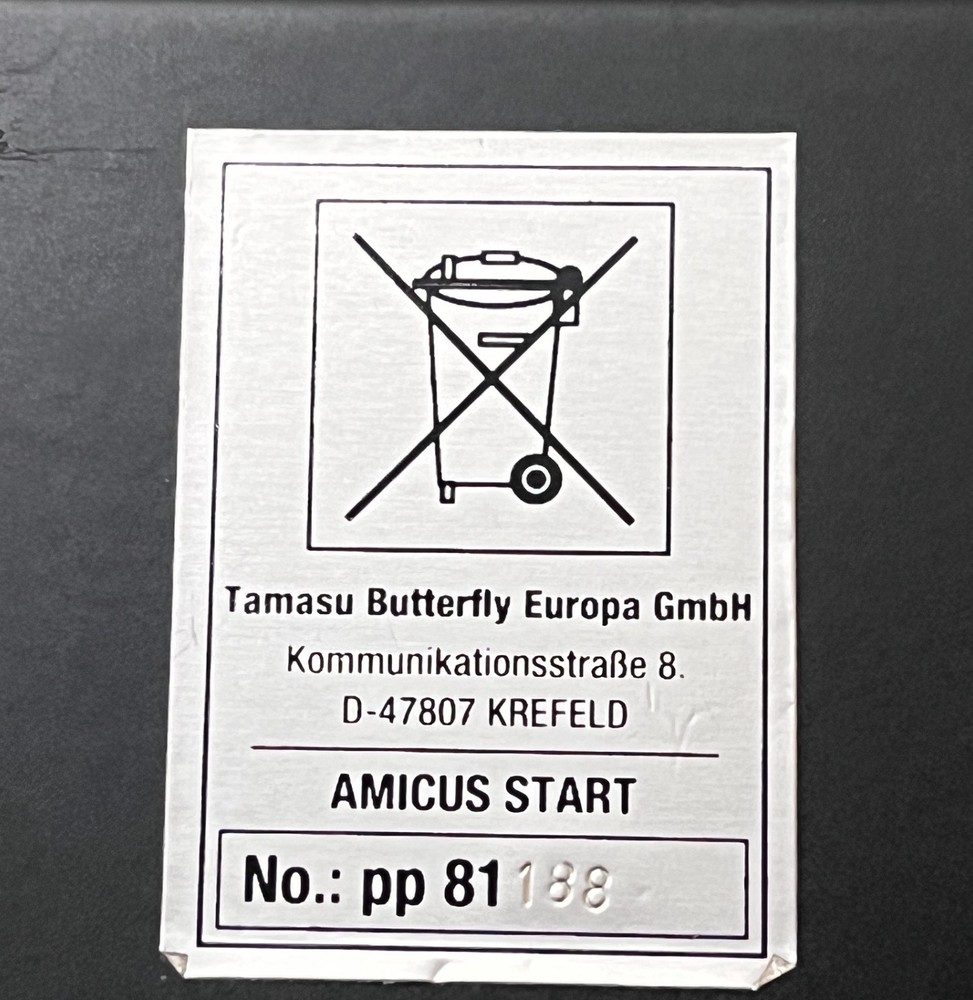 Butterfly Amicus Start Table Tennis Robot Control Panel Only