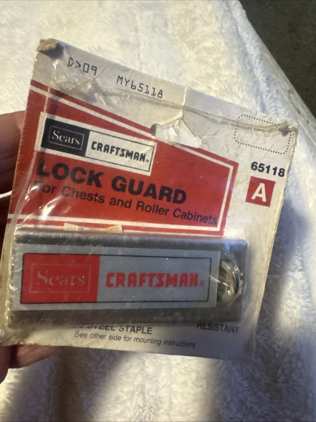 Sears Craftsman USA Nos Toolbox Chest Sealed 65118 A Lock Guard Roller Cabinet