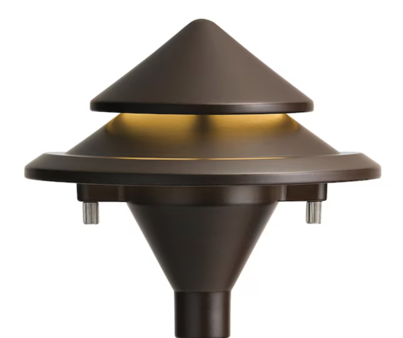 Kichler 3-Watt Low Voltage Hardwired LED Landscape Path Light Olde Bronze 3000K
