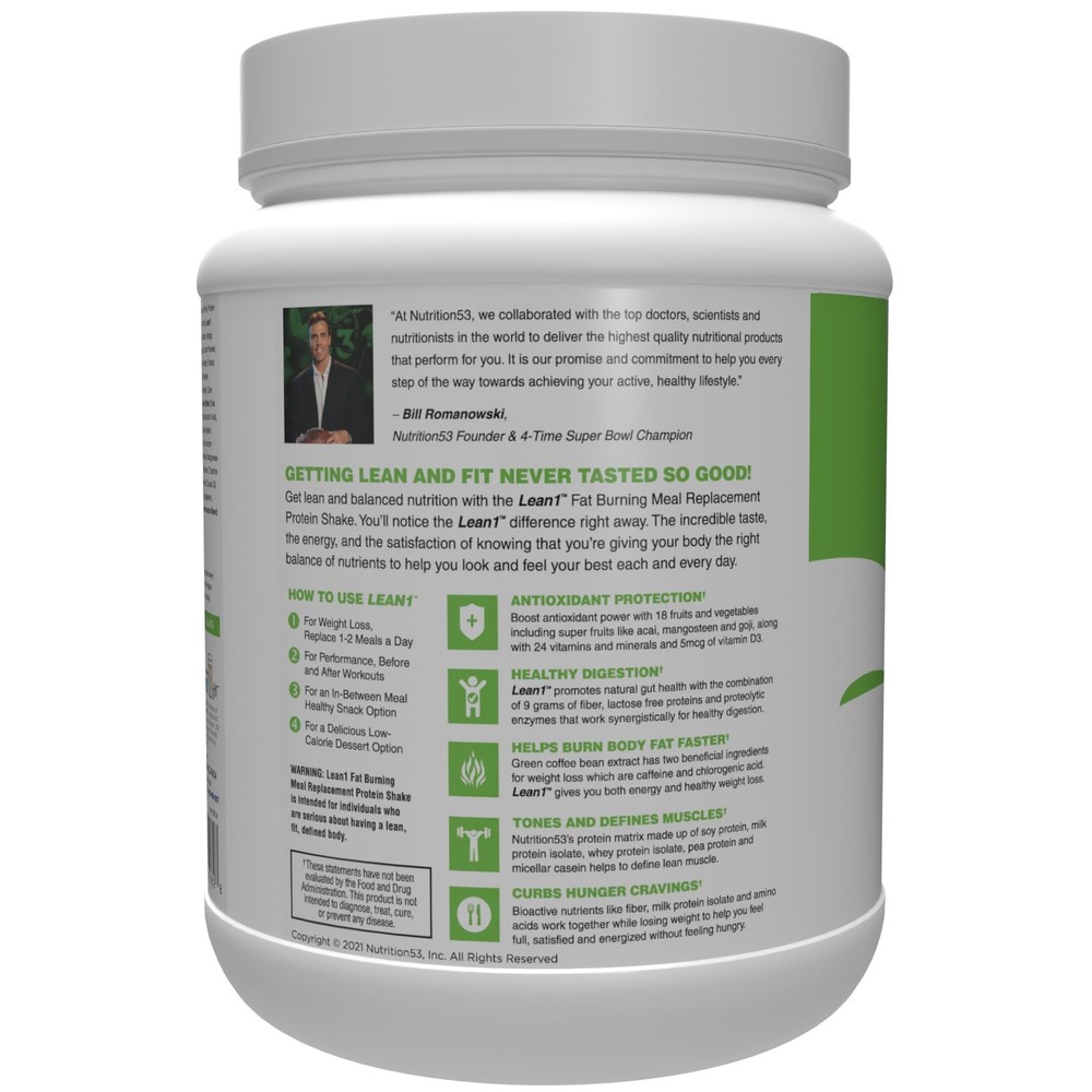 Original Lean1 Meal Replacement Shake Vanilla Flavor