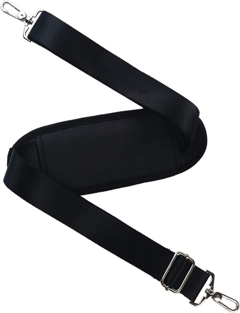 BOMKEE 59" Briefcase Shoulder Strap Universal Replacement Adjustable Black