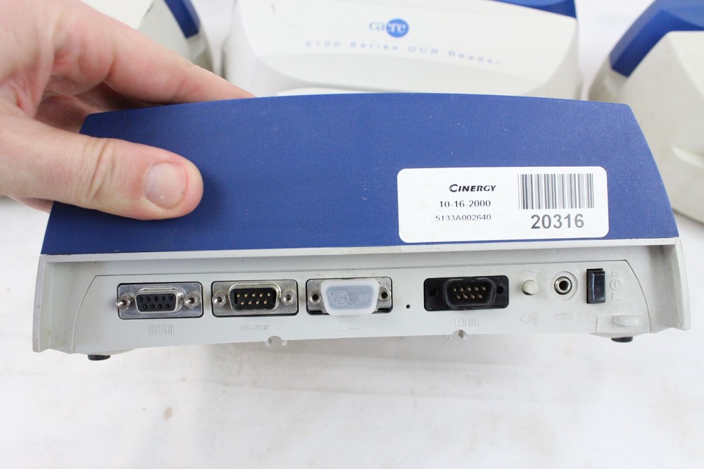 4 Used Caere Optical Character Recognition OCR Reader 5100 Series 5133A Scanner