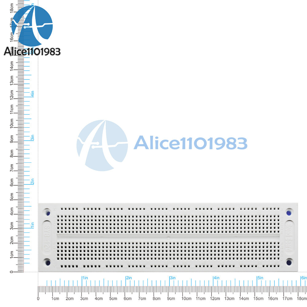 2PCS SYB-120 BreadBoard 60x12 Test Develop DIY 700 Points Holes Solderless PCB