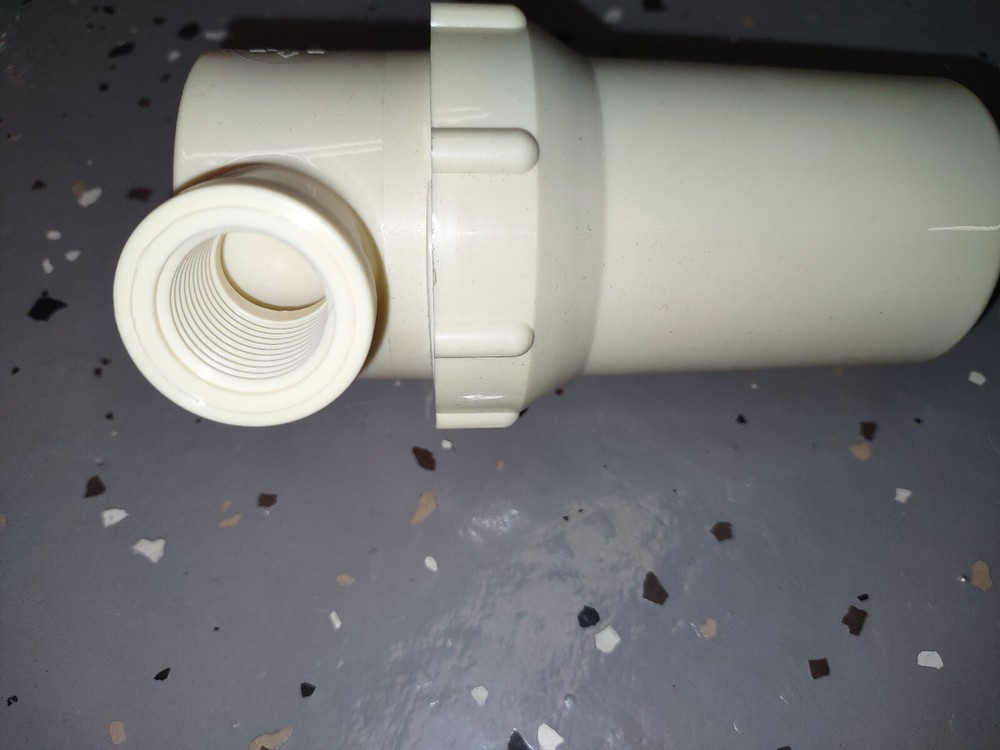 Inline Strainer 1/2 Inch PVC White 2P132B NIB