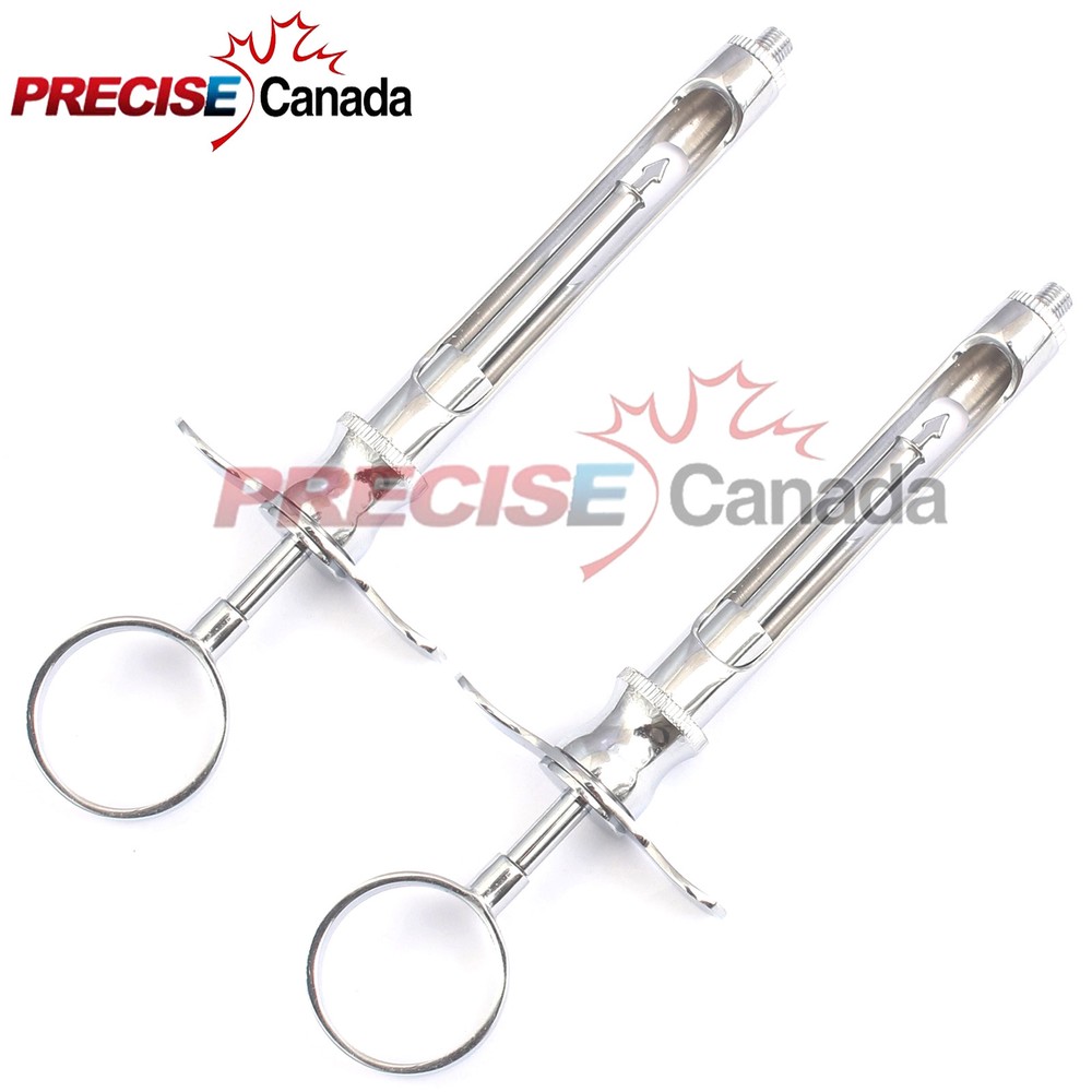 PRECISE CANADA 2 Aspirating Syringe Dental Anesthetic Instruments 1.8Ml