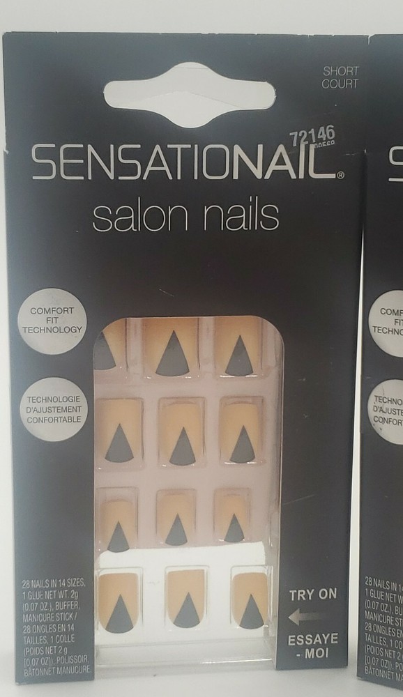 2 pack Sensational Salon Nails, Artificial Nails, 28 count