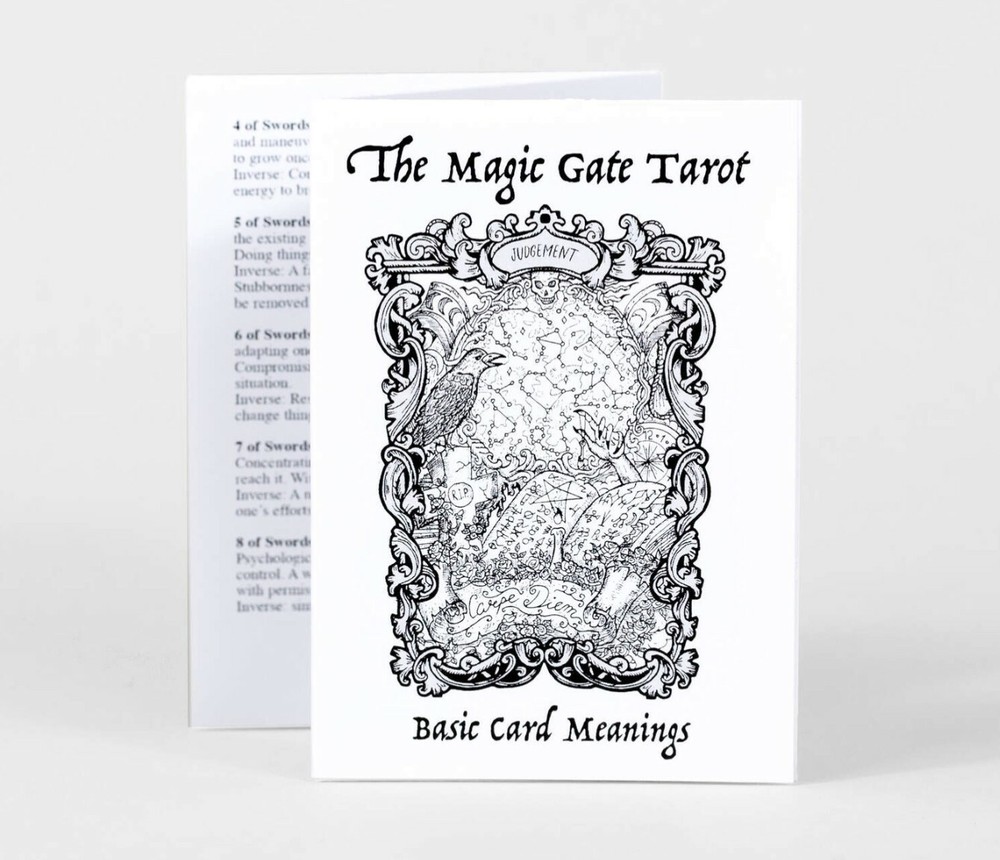 Magic Gate Tarot Deck & Guidebook, full deck, occult imagery, new shrink wrapped
