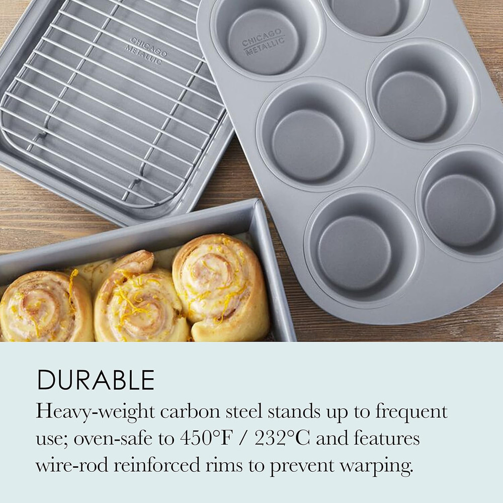 Professional 4-Piece Non-Stick Toaster Oven Set