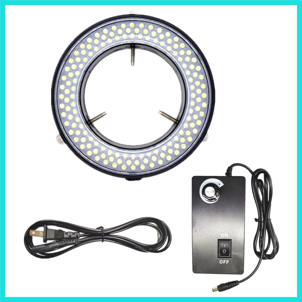 Microscope 144 Led Ring Light Adjustable Illuminator,Microscope Light Source ...
