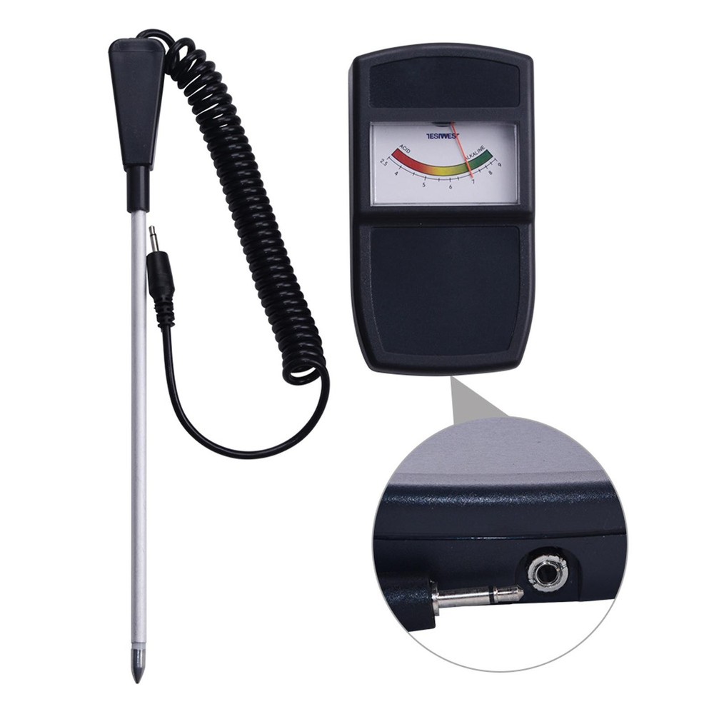 Auto power Garden Farm Soil PH Meter Pointer Type Acidity Tester Gauge Tool