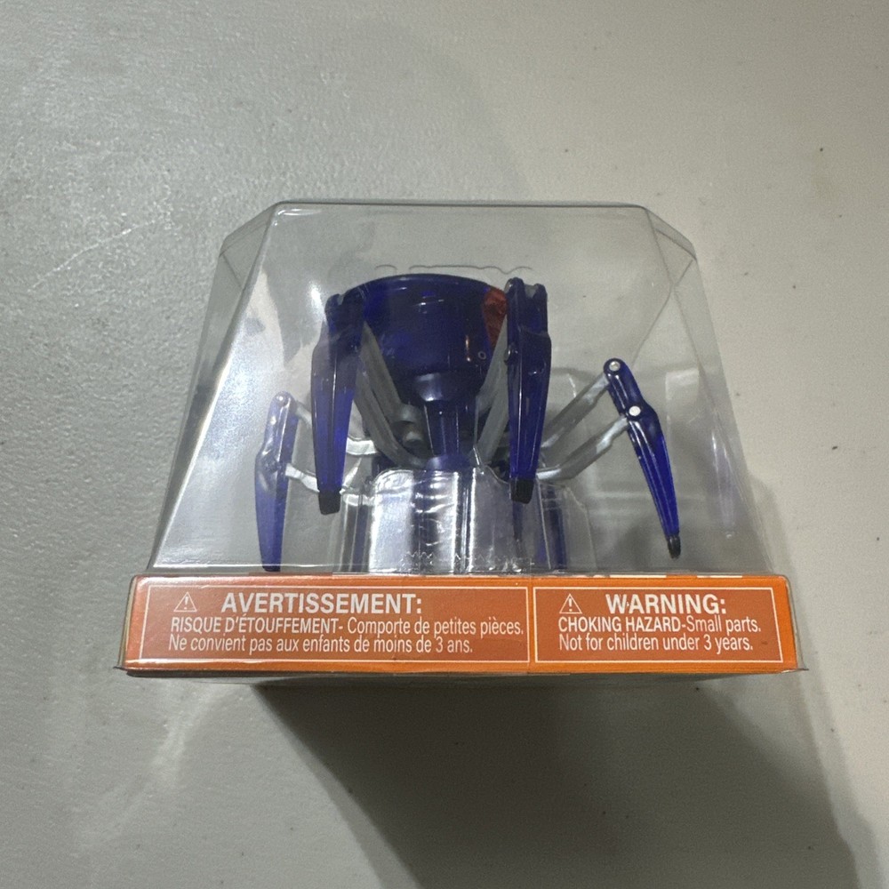 HEX BUG BLUE SPIDER ROBOTIC CREATURE REMOTE CONTROL INCLUDED
