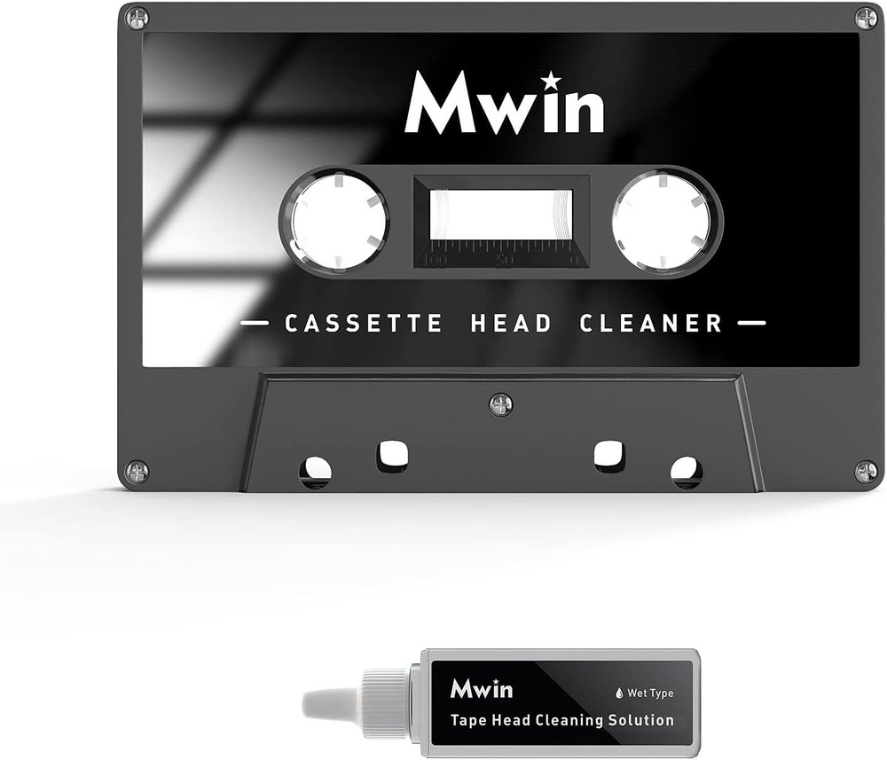 Comprehensive Audio Cassette Cleaning Kit - Head Cleaner Tape & Liquid Solution