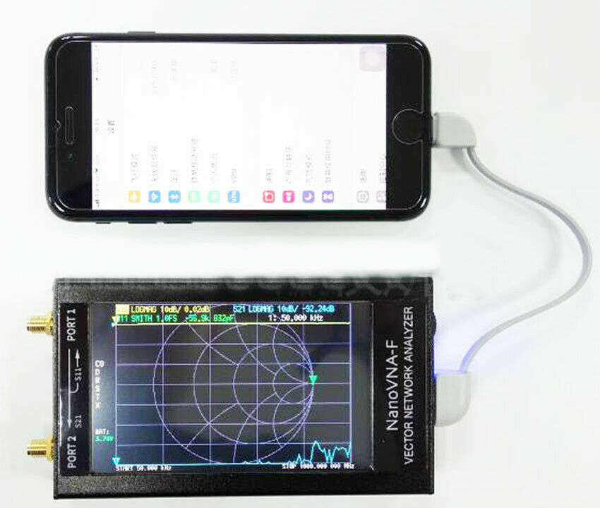 NanoVNA VNA HF VHF UHF Vector Network Antenna Analyzer 4.3 LCD