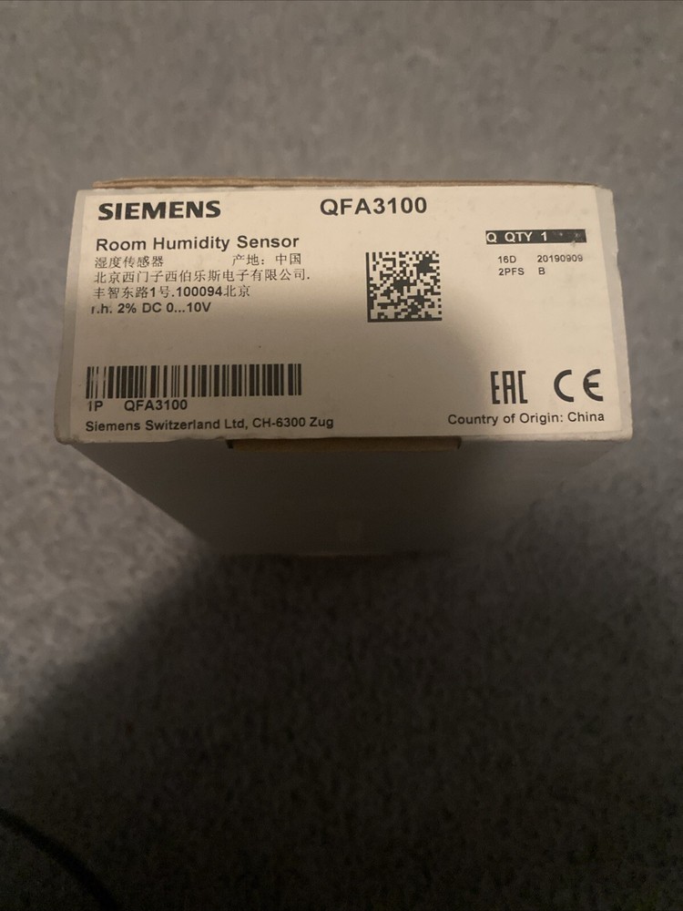 QFA3100 Room Humidity Sensor