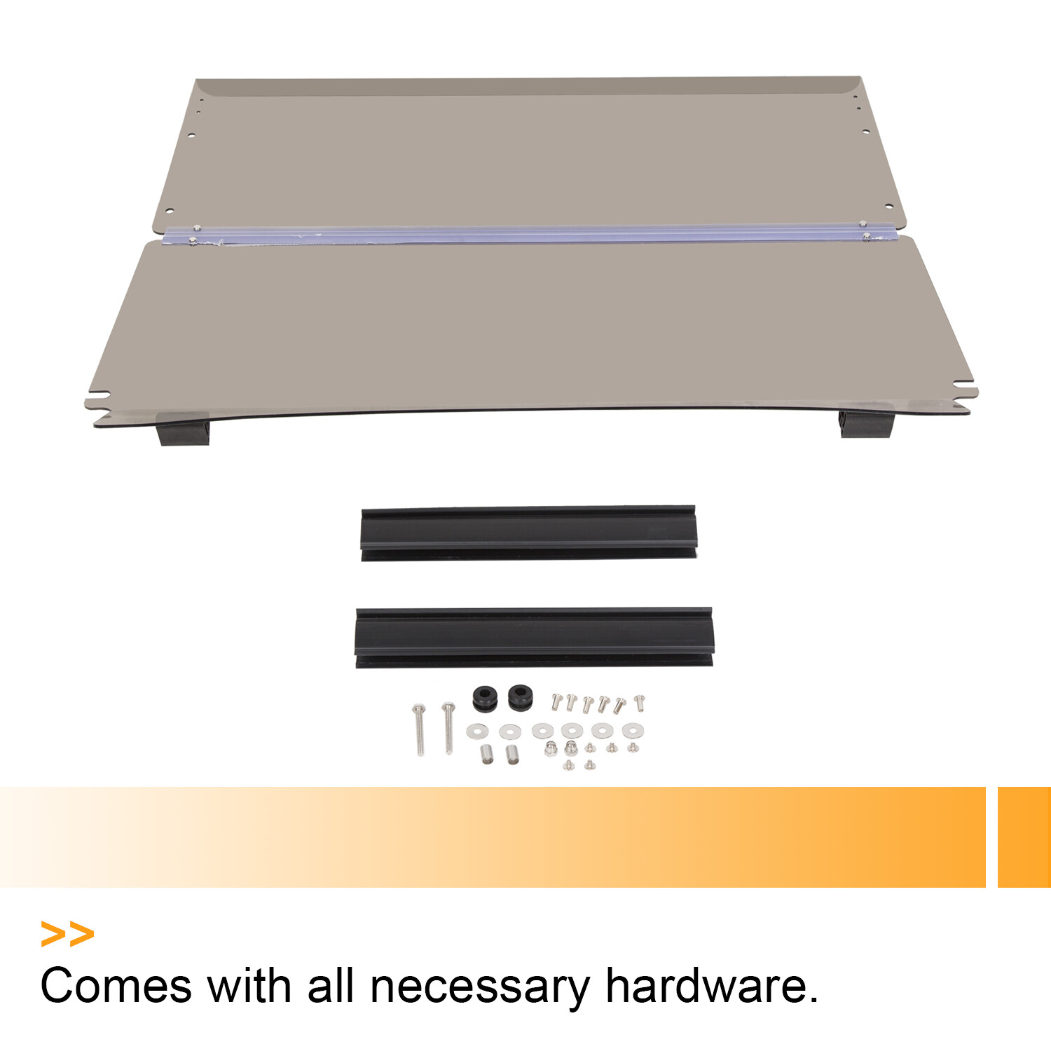 For Club Car Precedent 2004-Up Golf Cart Folding Tinted Windshield Windscreen