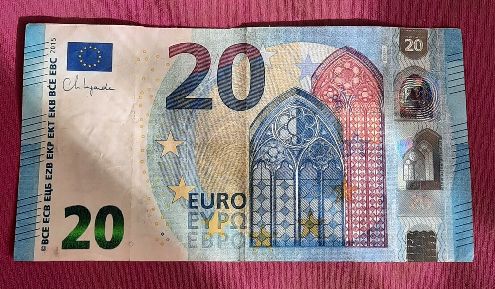 rare euro 20 banknote