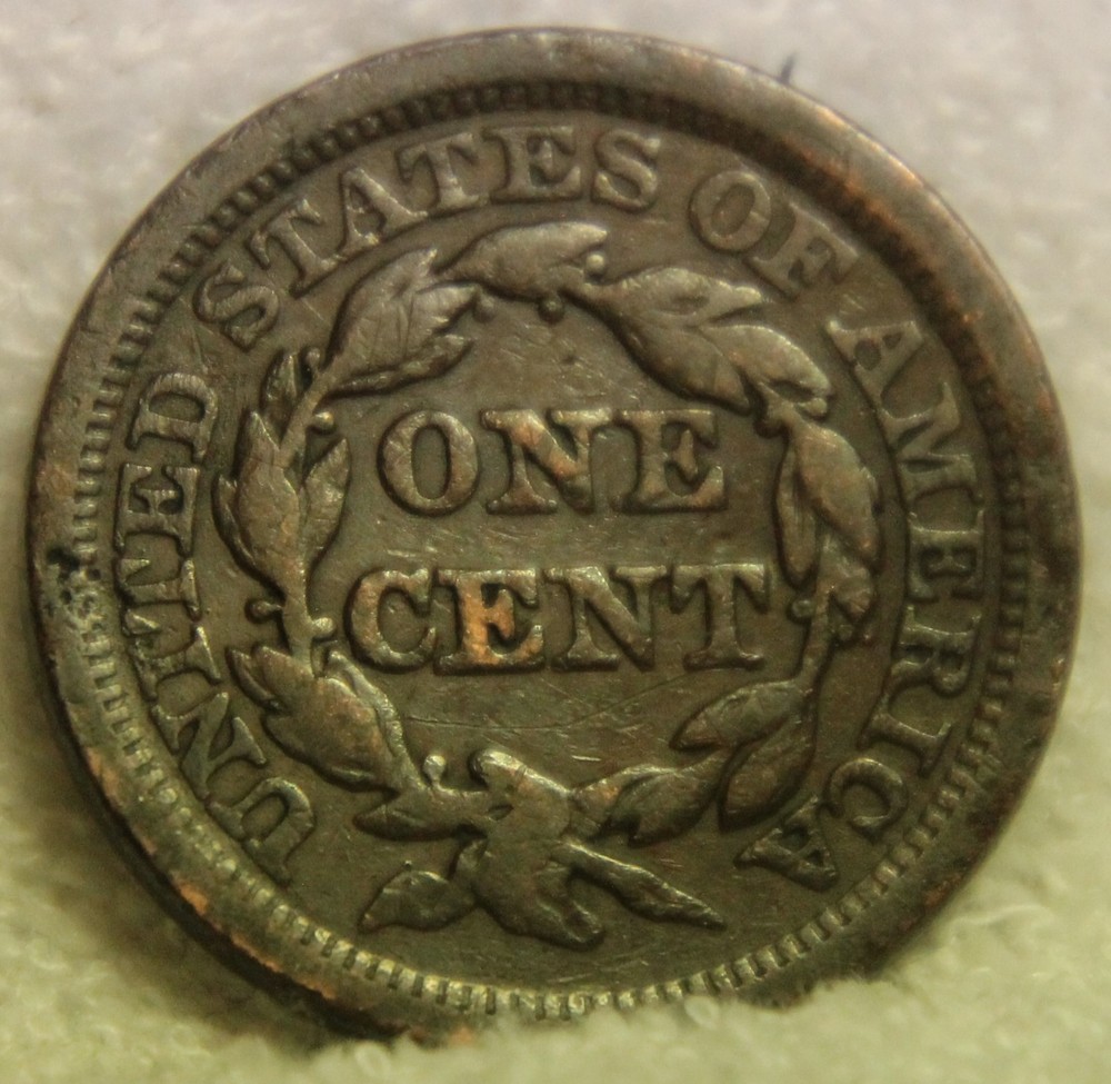 1849 large cent