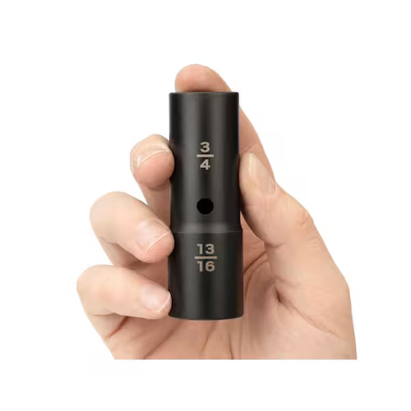 1/2 In. Drive 3/4 X 13/16 In. Thin Wall Impact Flip Socket