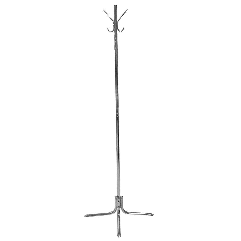 GRAINGER APPROVED 5DYA5 Coat Tree,72 in H,Chrome 5DYA5