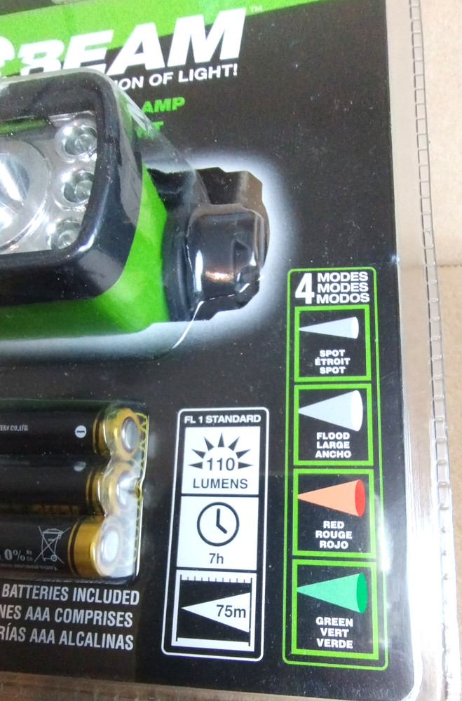 QBeam Pinnacle Headlamp 7 LED Headlamp