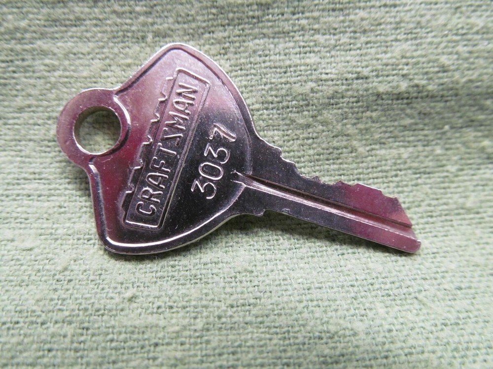 Craftsman toolbox keys / Select your key code / Series 3001 - 3050