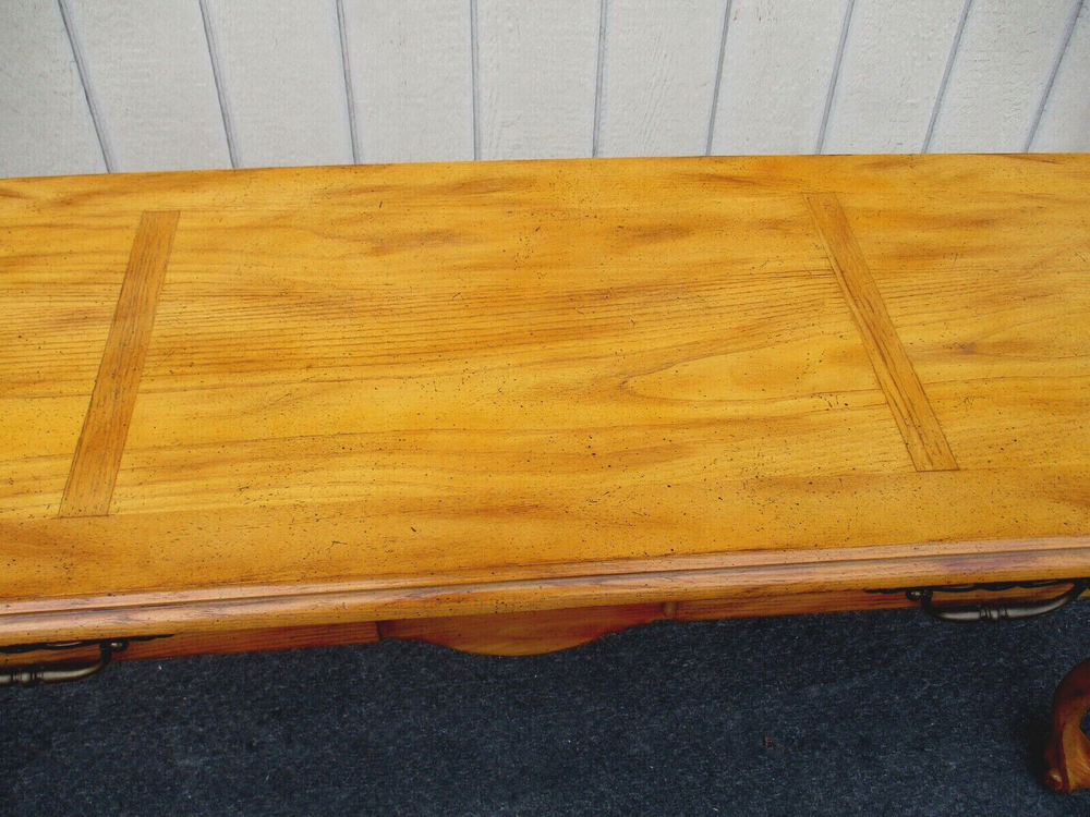 63695 Oak Console Table Server Sideboard