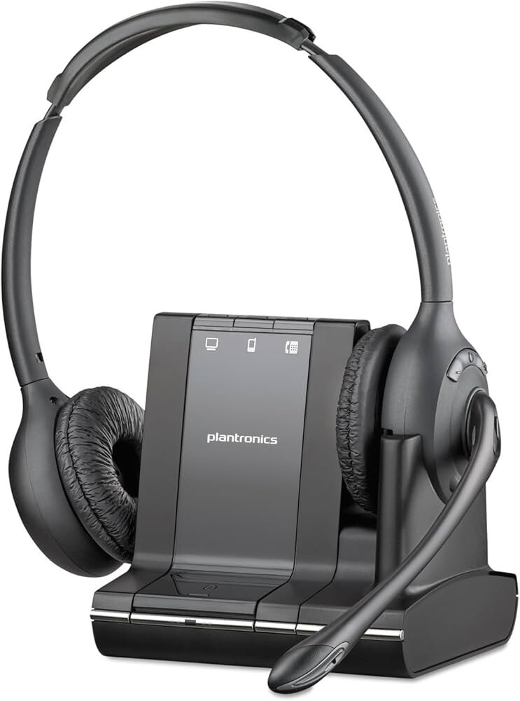 Plantronics Savi W720 Multi-device Noise-Cancel Wireless Headset System. *Great*