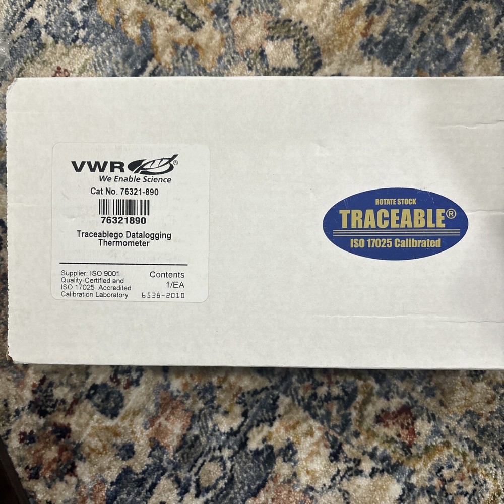 Traceablego 6538 Data Logger Thermometer ,Wireless Interface