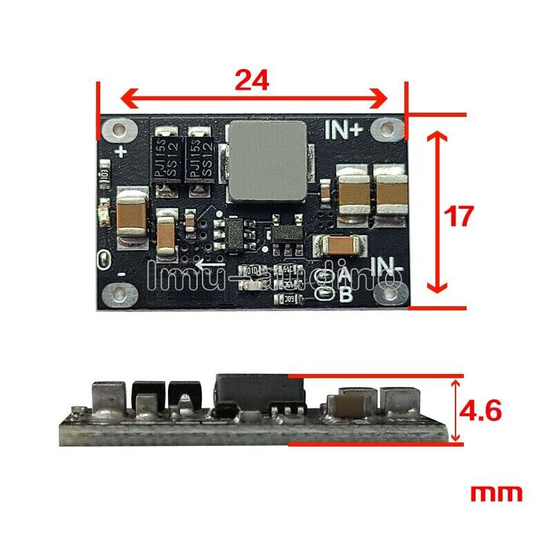 3.7V 5V to 12V DC-DC Boost Step Up Converter Mini Module Regulator Board
