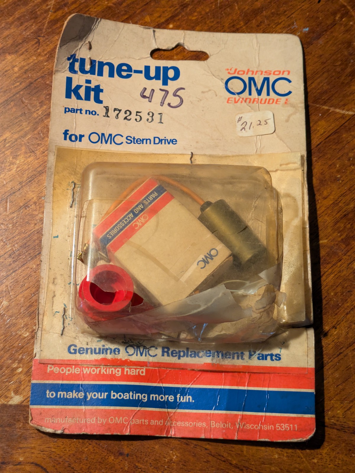0172531 172531 Ignition Tune-Up Kit for OMC Stringer Stern Drive 1975-1976