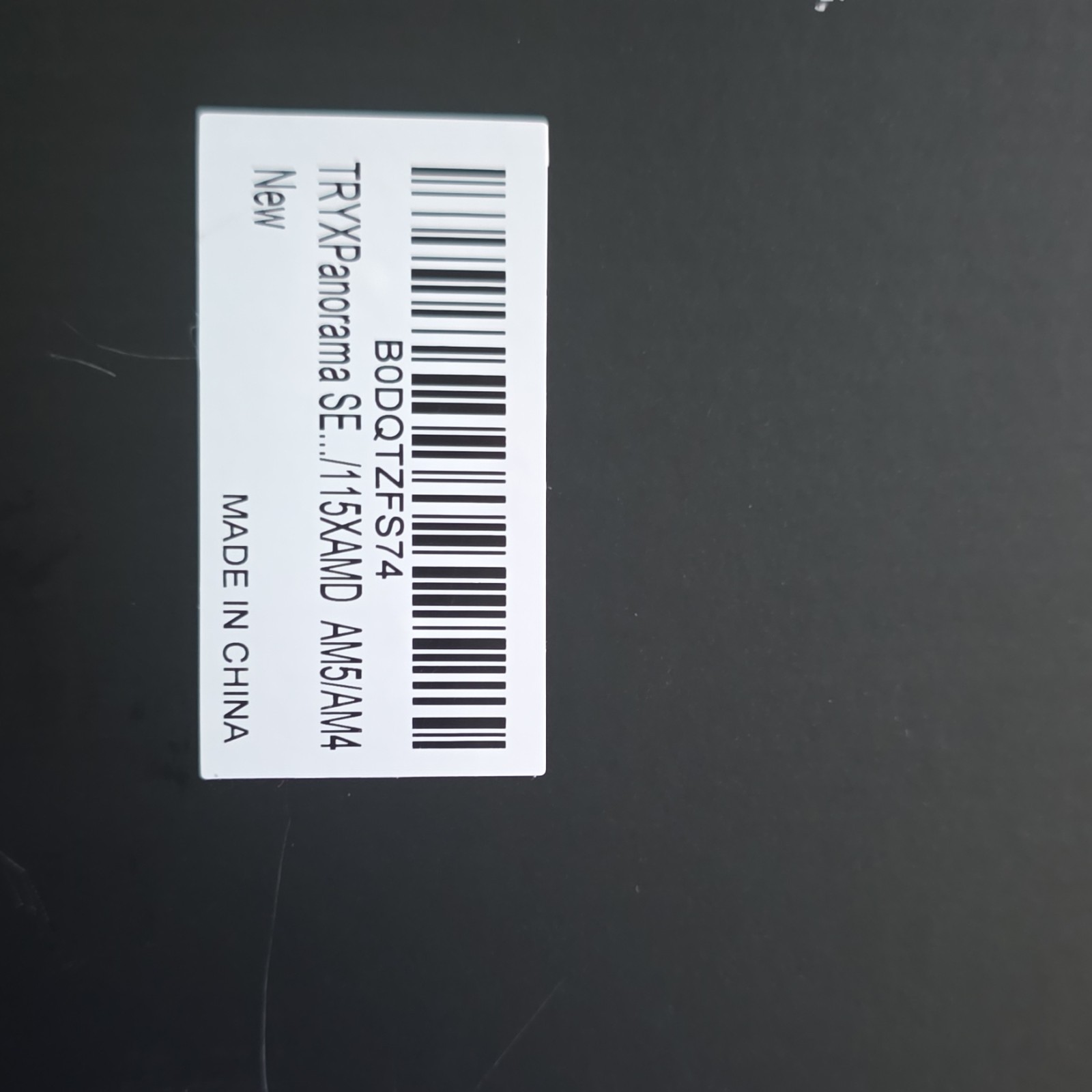 TRYX Panorama SE ARGB Liquid Cooler Black Curved AMOLED Display LGA115X AM5 AM4