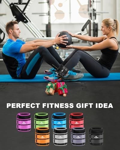 Adjustable Ankle Weights 1-20 lbs Pair with Removable Weights for Gym, Jogging,