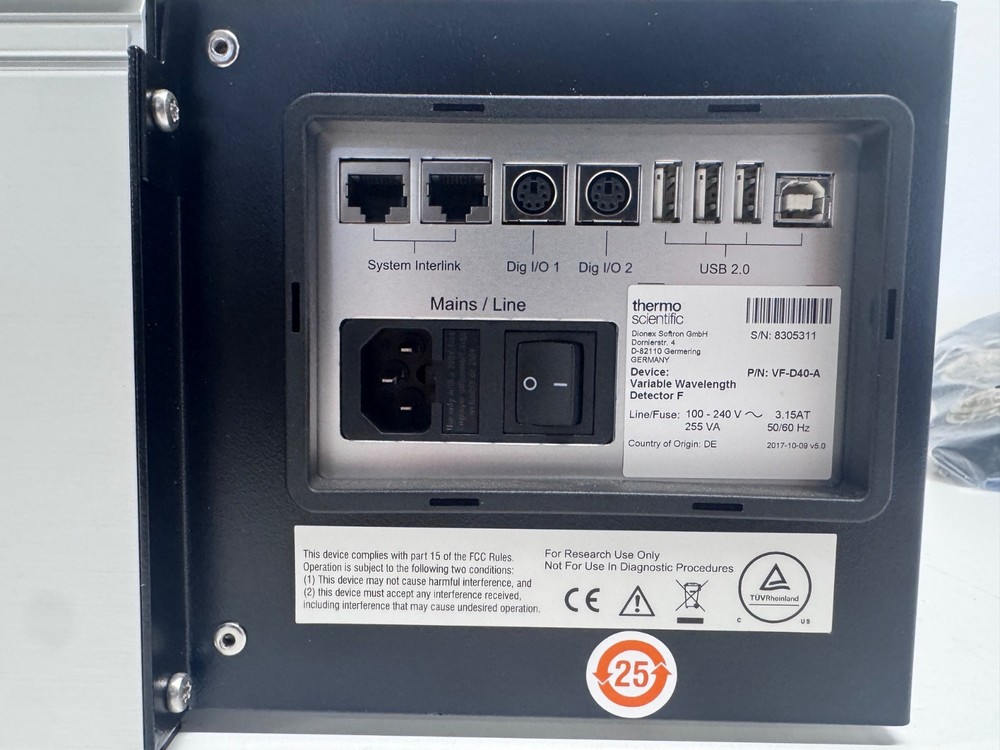 Thermo Scientific Vanquish VWD Detector Variable Wavelength Detector Flex