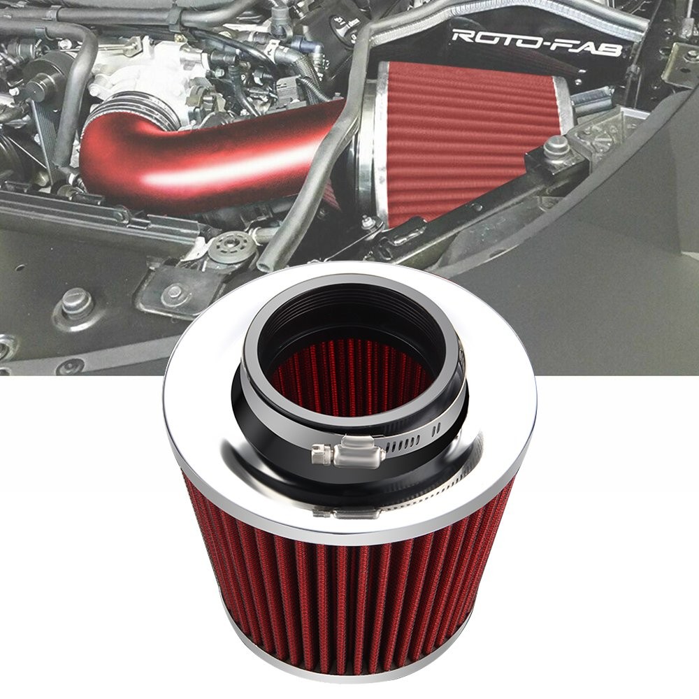 Intake Cold Set Air Filter Power Induction Flow Pipe Hose Accessory System Car
