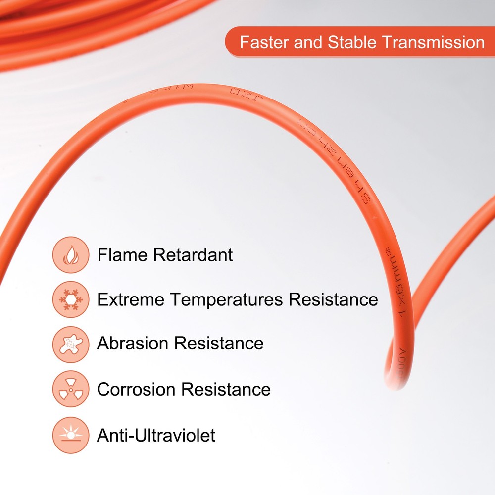 Solar Panel Wire 328ft 10AWG 6mm² Solar Cable Tinned Copper Wire Red
