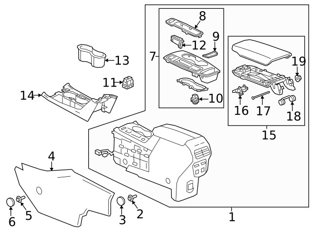 Genuine GM Auto Trans Bezel 84789207
