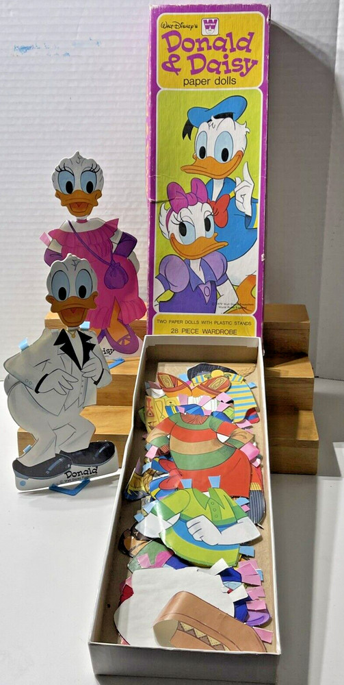 1979 Whitman "Walt Disney's Donald & Daisy" paper doll set