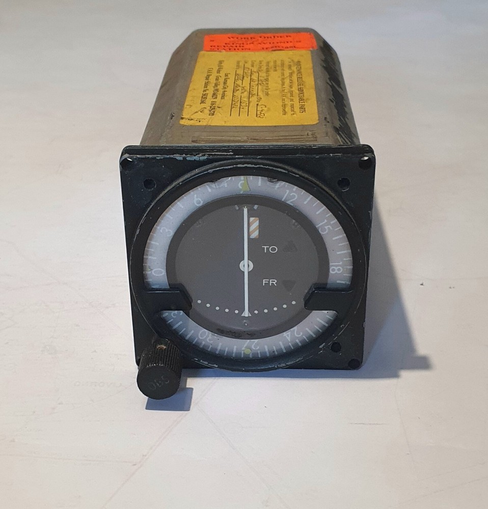 Bendix King KI-201C Aeronautical VOR Indicator Instrument