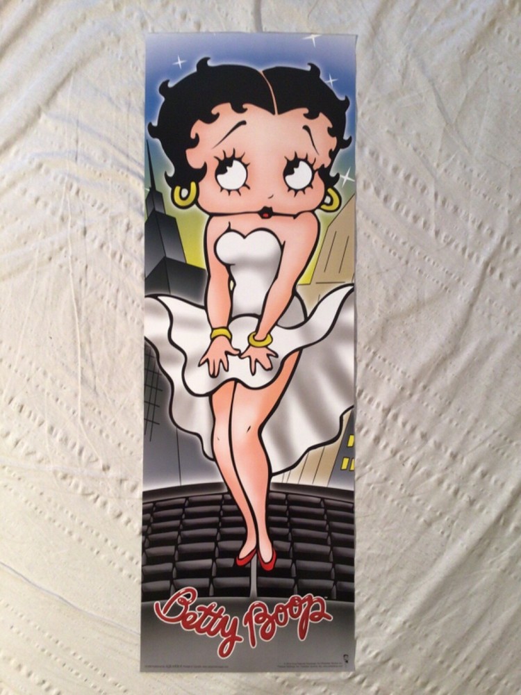 Betty Boop Poster Sexy Cartoon Girl Marilyn Monroe Parody 12 x 36