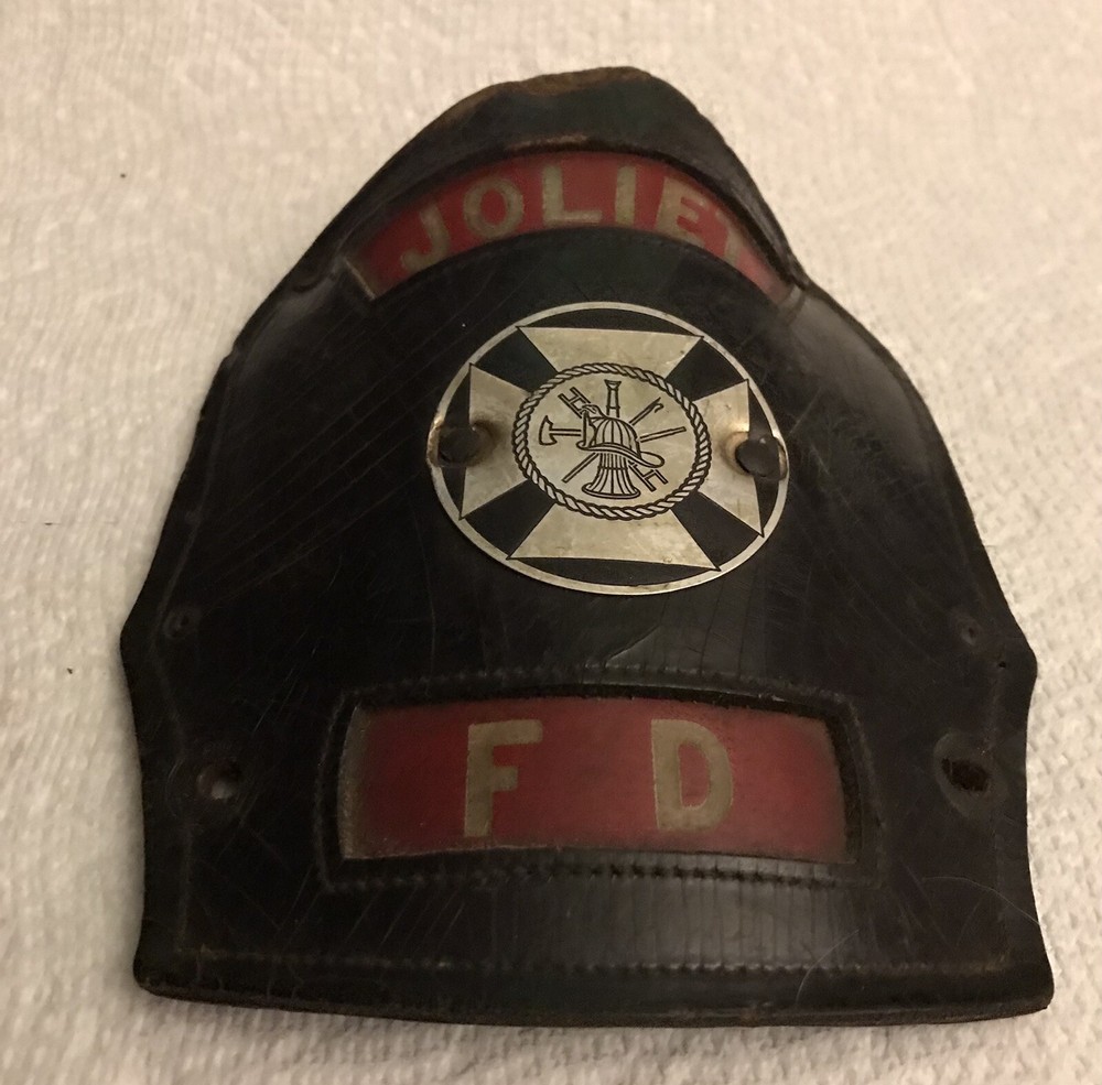 Antique Cairns Leather Fire Helmet Front
