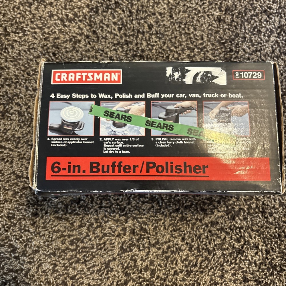 6in. car buffer polisher **WORKS!**