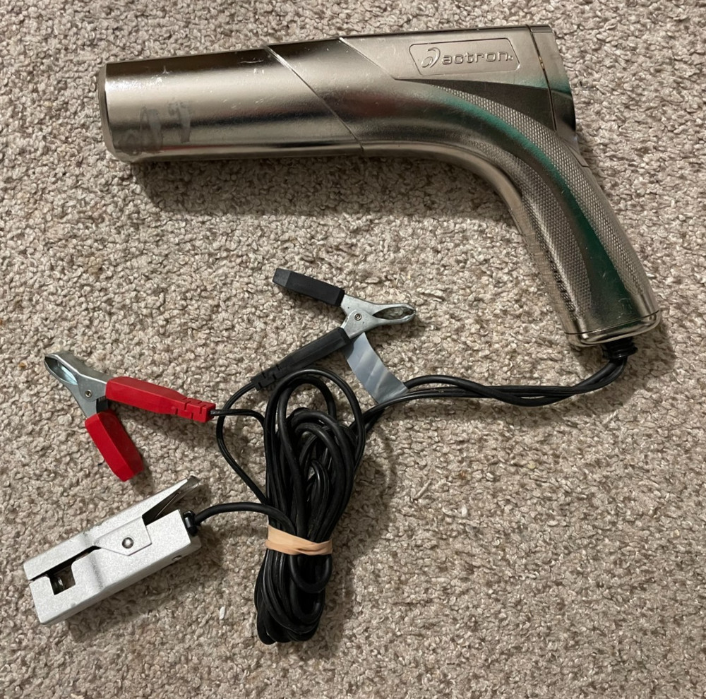 Actron Inductive Timing Light Model CP7527 Car Mechanics Tool Gear Silver Chrome