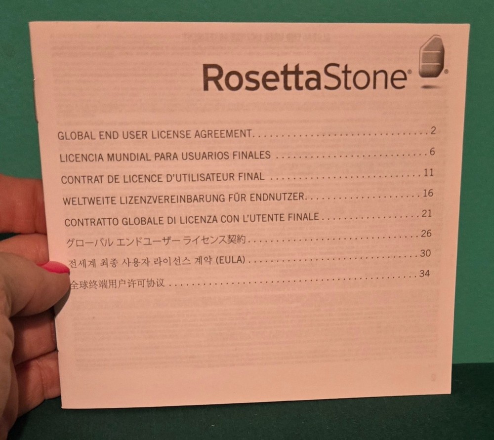 Rosetta Stone German Deutsch Version 4 Complete Levels 1-5