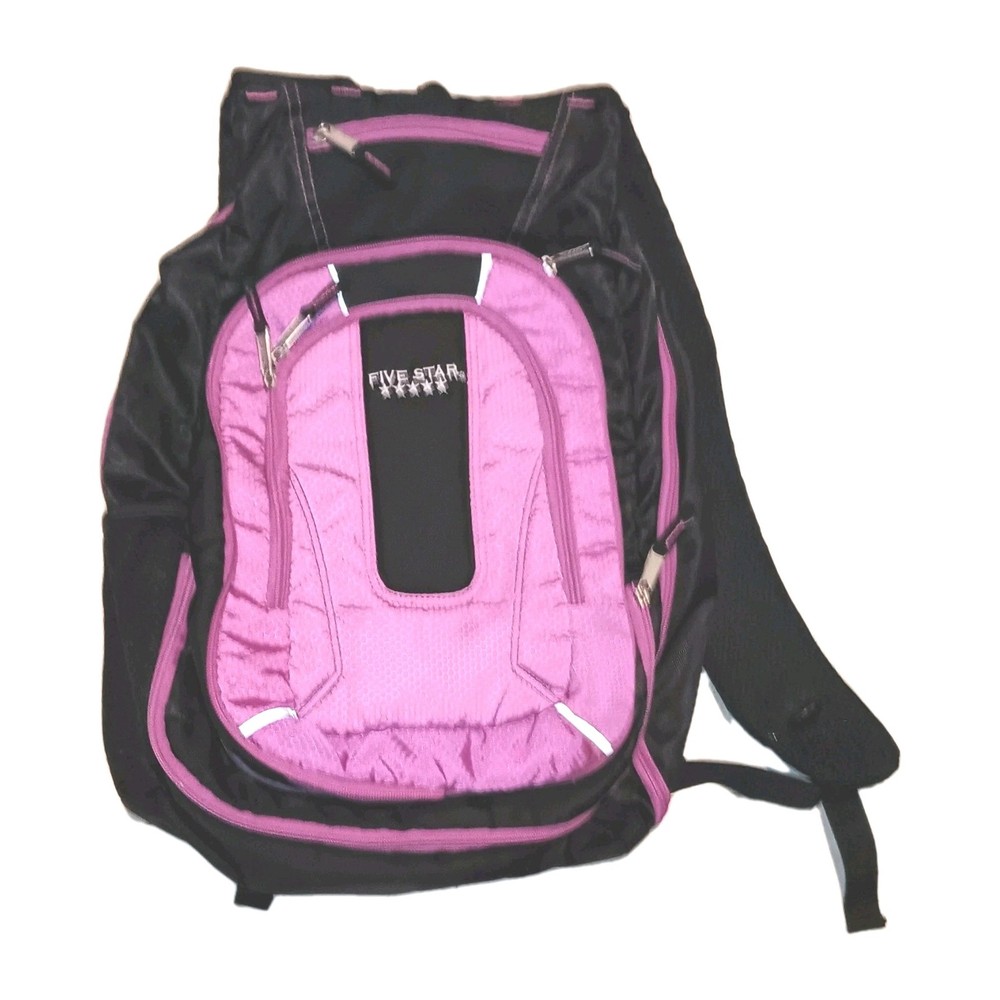 Five-Star Expandable Backpack, Laptop Sleeve Multi-Use Large Backpack Gym EUC