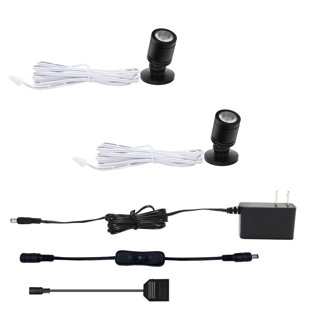 Taysing LED Spot Light Soft White-2 Pack, Pack Push Switch