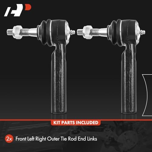 2 x [5.520 Inch] Front Outer Tie Rod Ends, Compatible with Chevy & GMC &