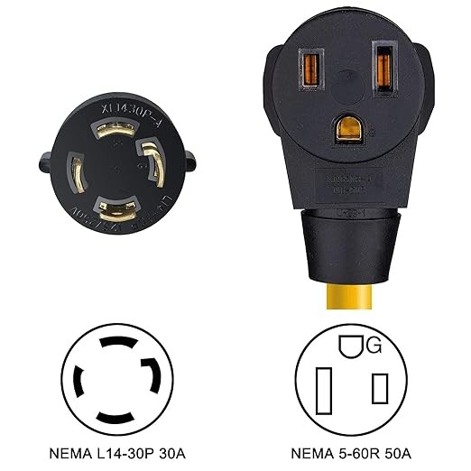 Generator to Welder Adapter Plug