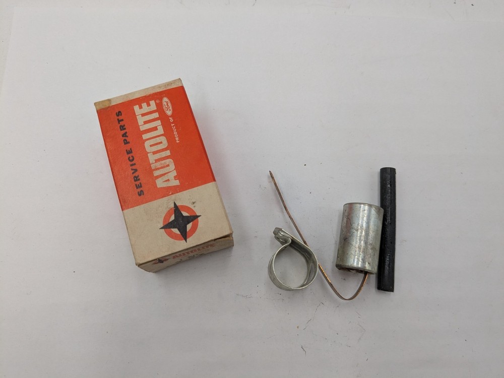Nos Autolite 2-32 Ignition Condenser